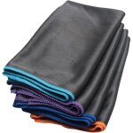 4 pcs top clean - chiffon en fibre de carbone - serviette nettoyage sans trace 40 * 50cm pour verre vitre ...