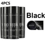 4 pices noir - toppik fibres capillaires noires kerbrian spray paississant poudre de croissance repousse ...
