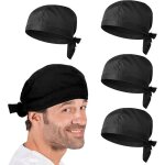 4 pices toque de chef cuisinier bandana chef ajustable chapeau calot de cuisine idal pour restaurants ...