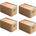 4 pi�ces 20l jeansfach bo�te de rangement armoire des robes organizer organiseur de tiroir de rangement ...