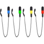 4 pièces alarme de pêche indicateur de morsure de carpe détecteurs de touche 4 pièces alarme de pêche indicateur de morsure de carpe détecteurs de touche