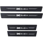 4 pi�ce briller la nuit fibre de carbone plinthes autocollant pour dacia spring lodgy dokker duster logan ...