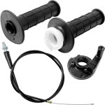 4 pi�ces c�bles de poign�e dacc�l�rateur accessoires de moto pour 50 - 250cc moto cross dirt bike pocket ...
