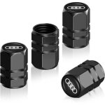 4 pi�ces capuchon de valve auto bouchonsm�tal bouchons de valve voiture avec logo compatible avec audiaccessoi ...