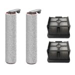 4 pices pices pour dreame h12 pro lave - sol machine aspirateur accessoires filtre hepa lavable brosse ...