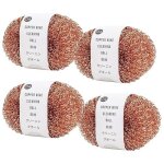 4 pièces grattoir cuivre poele inox brosse Éponges métalliques pour nettoyer four grille salle de bain ... 4 pièces grattoir cuivre poele inox brosse Éponges métalliques pour nettoyer four grille salle de bain ...