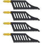 4 pi�ces lames de scie sauteuse � tige en t 112mm x 32mm x 1. 2mm compatible avec dewalt compatible avec ...