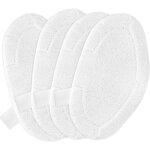 4 pi�ces lingette remplacement compatible avec polti vaporetto accessoire vadrouilles de rechange avec ...