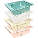 4 pices lot boite de rangement et organisation de cuisine frigoorganisateur de tiroir rtractable pour ...
