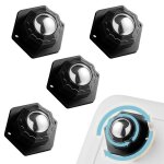 4 pices petite roulettes pour meubles roulette meuble schwarz 200kg roulettes plates pour meubles 360 ...