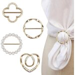 4 pi�ces pince a linge t - shirt clip pour femmeourlet n?ud chemise pince � cravate