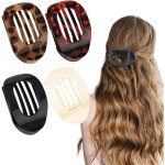 4 pices pince plate cheveux plates pour femme antidrapante barettes cheveux femme cheveux femme pour ...