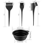 Pinceaux de coloration - non spcifi - 4 pices - plastique de haute qualit - pratique et durable - ...