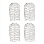4 pi�ces protections de descente de goutti�re 35 pouces filtre � feuilles en aluminium cr�pine protecteur ...