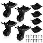 4 pices roulette valise remplacement roue de rechange pour valise roues de valise remplacement pivotante ...