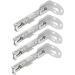 4 pi�ces support mural double tringle rideaux lourd fixation stable et robuste pour double rail rideau ...