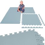 4 pi�ces tapis de sol pour enfants - 50x50 cm dalles mousse eva - surface de jeu