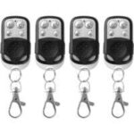 4 pices telecommande universelle portail telecommande garage universelle sans fil telecommande portail ...