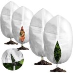 4 pi�ces voile d hivernage plante housse dhivernage avec cordon de serrage peut �tre froid chaud r�utilisable ...