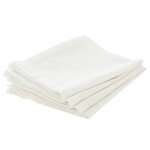 Serviettes de table - lot de 4 - 100% coton - 40 x 40 cm - lavable