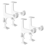 4 supports sans per�age pour tringle � rideaux �20 - 28mm pour coffre de volet roulant