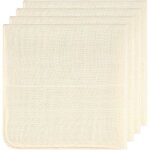 4 tissus mousseline cuisine 50x50cm filtre tamine confiture rutilisable fromage beurre gouttage