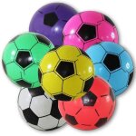 4 pices ballon de football en plastique 20 cm couleur alatoire