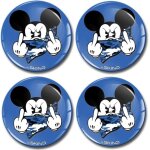 4 x cache moyeu pour bmw 68mm centre de roue logo jante bleu et blanc