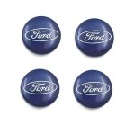 4 x logo 54mm bleu ford centre de roue cache moyeu jantes emblme pour focus fiesta mondeo escort ecosport ...