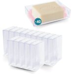 40 bo�tes en ac�tate transparent 60x20x90 mm bonbonni�re en plastique : drag�es macarons gateaux