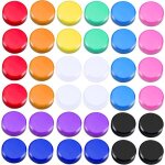 40 pcs aimants frigo d�coratifs ronds color�s frigo 10 couleurs pour tableau magnetique tableau blanc ...
