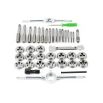 40 pcs kit de taraudage en acier au carbone coffret tarauds et filires m3 - m12