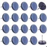 40 pi�ces patin chaise avec clouer - 22mm ronde patins pour pieds de chaise en ptfe t�flon pour chaise ...