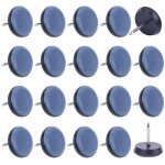 40 pices patin chaise avec clouer - 22mm ronde patins pour pieds de chaise en ptfe tflon pour chaise ...