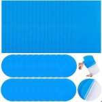 40 pi�ces rustine piscine kit de r�paration patchs de r�paration auto - adh�sifs pvc patch liner piscine ...