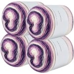 400 g (4 x 100 g) pelotes laine ombr�e pour crochet fil d�grad� couleur laine � tricoter multicolorelaine ...