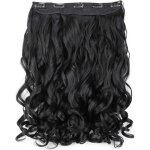 40cm extensions de clip extensions de cheveux postiche ondulé noir profond c51 - 1 40cm extensions de clip extensions de cheveux postiche ondulé noir profond c51 - 1