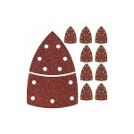 40pcs feuilles abrasives ponceuse multiple bosch psm 160 a psm 80 a prio ventaro metabo fms 200 intec ...