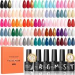 40pcs vernis semi permanent 35 couleurs vernis gel uv semi permanent blanc rouge rose bleu avec 5pcs ...