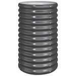 40x68 cm jardinires pot de fleur design jardinire jardin acier exterieur bac a fleurs potager sur pied ...