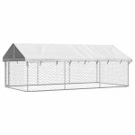(41961)niche / enclos pour chiens chicchenil extérieur avec toit 400x200x150 cm fr (41961)niche / enclos pour chiens chicchenil extérieur avec toit 400x200x150 cm fr