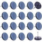 42 pi�ces patins pour meubles 19mm avec clous antirouille - patin chaise � clous en t�flon ptfe pour ...