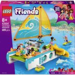 Jouet - lego friends - aventure en voilier - 4 mini figurines - accessoires inclus - pour enfants 8 ans ...