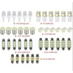 42pcs t10 led ampoule de voiture blanc universel voiture led smd ampoules kit intrieur dme plaque dimmatricula ...