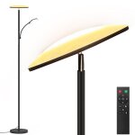 42w lampadaire led 4200lm sur pied salon 2700k - 6500k lecture lampadaire avec t�l�commande contr�le ...