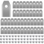 45 lames de rechange en titane lames de tondeuse � gazon pour toutes les tondeuses robotiques robustes ...