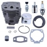 45 mm cylindre plaqué nikasil segment daxe de piston valve de décompression kit pour husqvarna 51 55 ... 45 mm cylindre plaqué nikasil segment daxe de piston valve de décompression kit pour husqvarna 51 55 ...