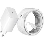 Chargeur 45w - 1001 piles batteries - usb c - charge rapide - c�ble 2m - compatible samsung galaxy