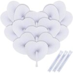 48 d�coration mariage eventail blanc eventail mariage champetre cadeau invites accessoires d�coration ...