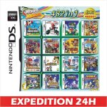 Jeu vid�o - zisonix - mario 482 en 1 - compatible nds / ndsl / ndsi / 3ds - 482 jeux - r�gion libre